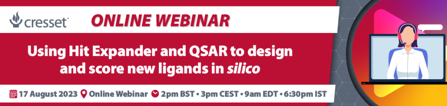 Using Hit Expander and QSAR to design and score new ligands in silico