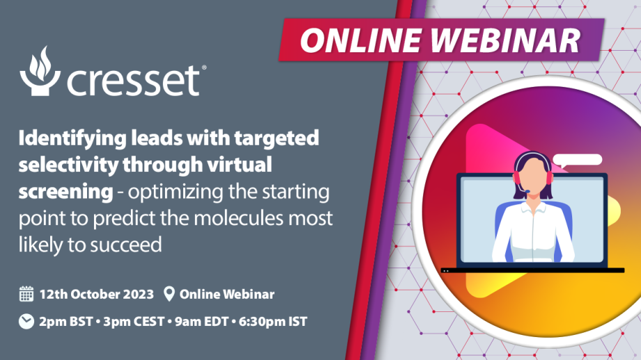 Identifying leads with targeted selectivity through virtual screening - optimizing the starting point to predict the molecules most likely to succeed