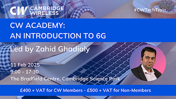 image advertising CW Academy event with a photo of trainer Zahid Ghadialy