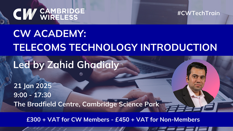 image advertising CW Academy event with a photo of trainer Zahid Ghadialy