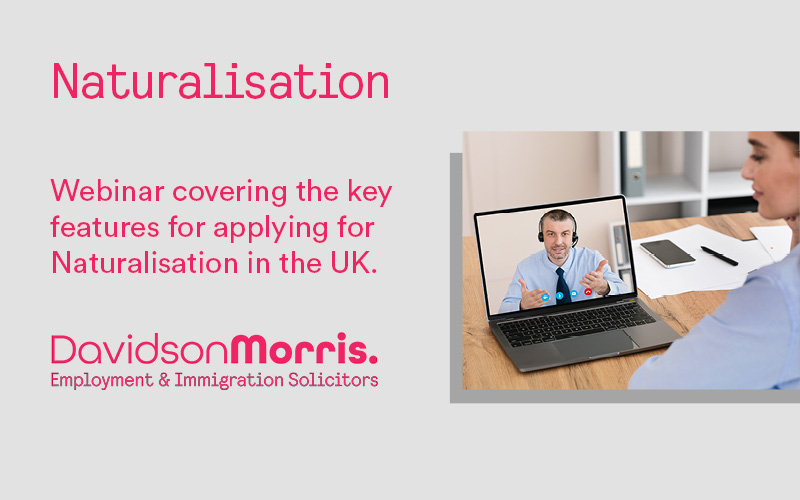 Webinar: Naturalisation