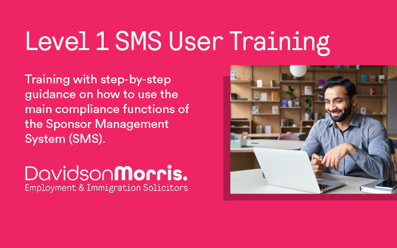 Level 1 SMS User Training, Nov 2022