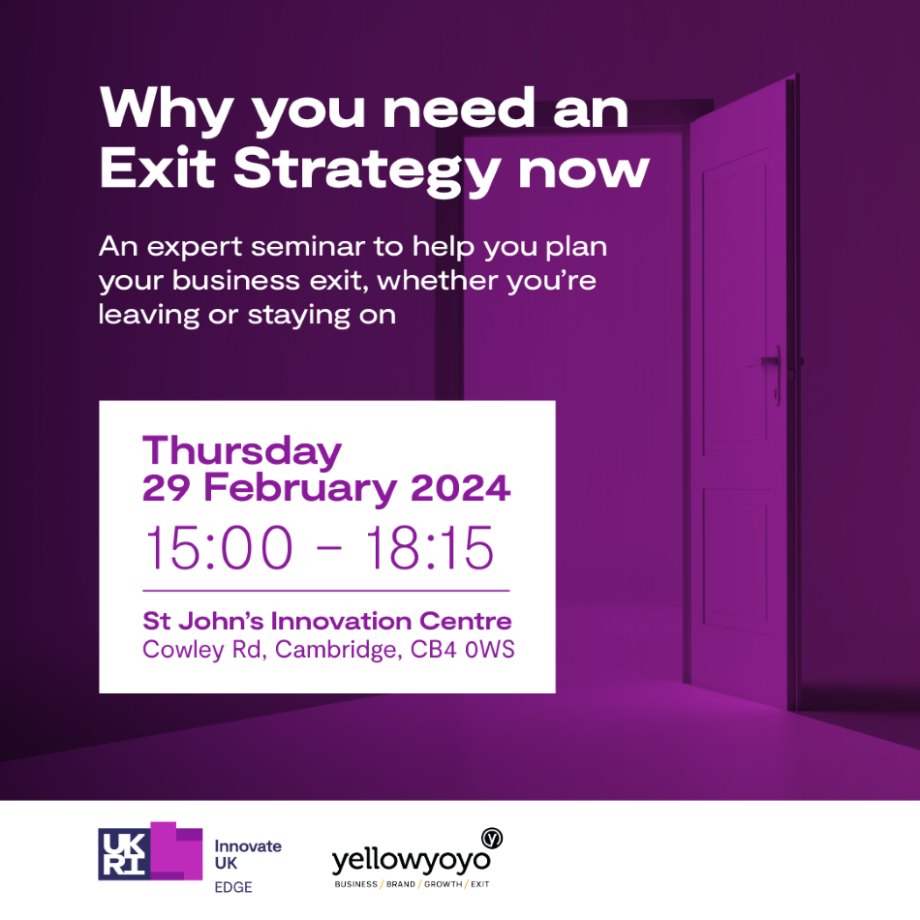 Event on business exit strategies