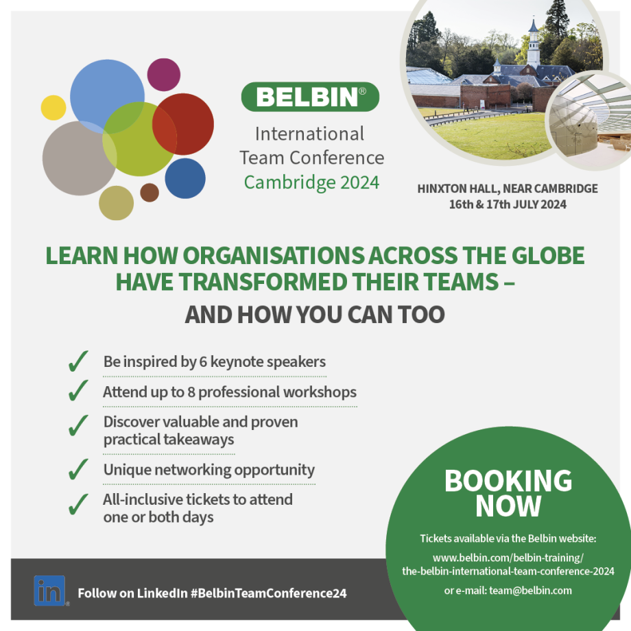 Belbin International Team Conference 2024 