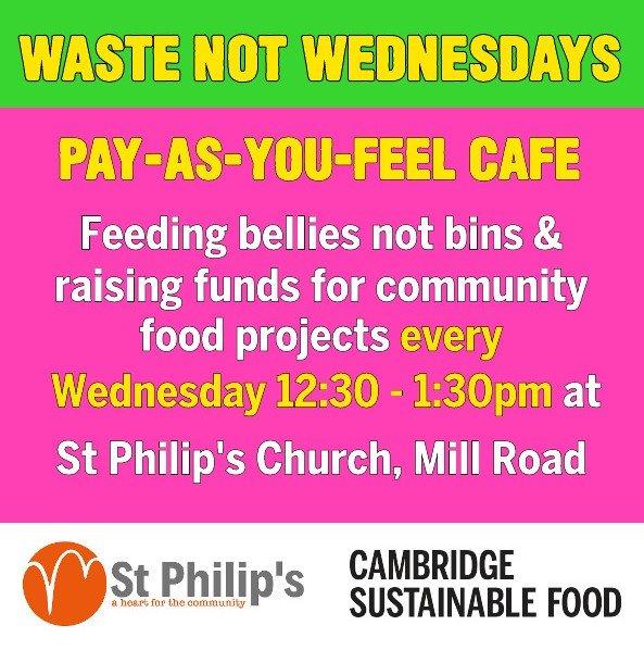 Waste not Wednesday poster in pink and green