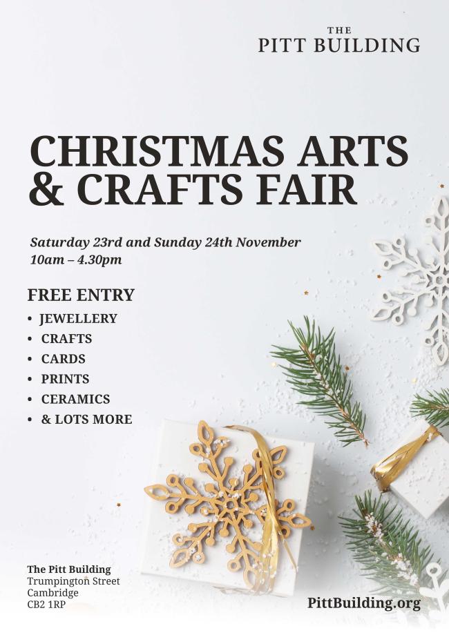 Pitt Building Christmas Fair Flyer