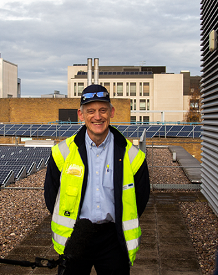 Richard Hales, Energy and Sustainability Manager at CUH 