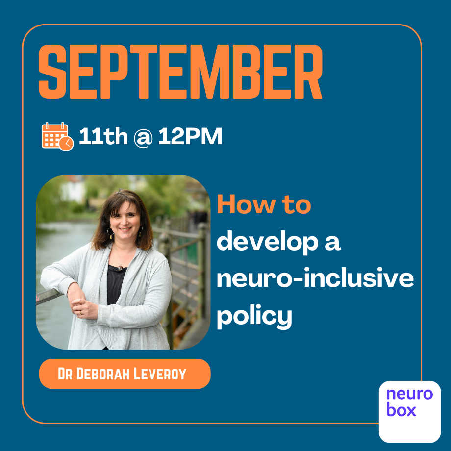 How to develop a neuro-inclusive policy