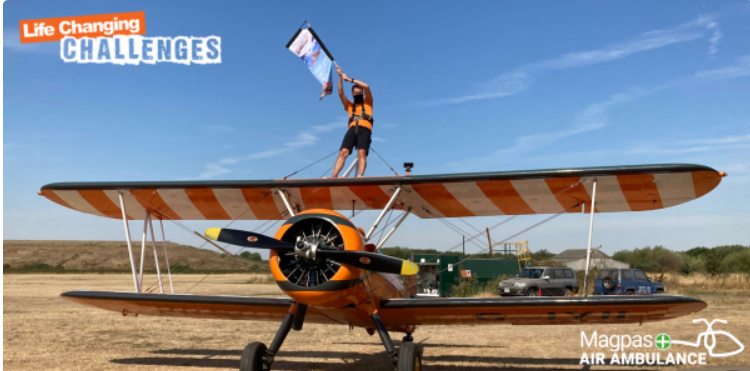 Charity Wing walk challenge