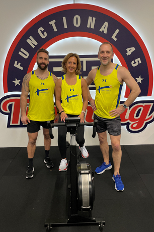Callum, Sarah and Andrew will be taking on the gruelling 'Tri for Tom' for Tom's Trust