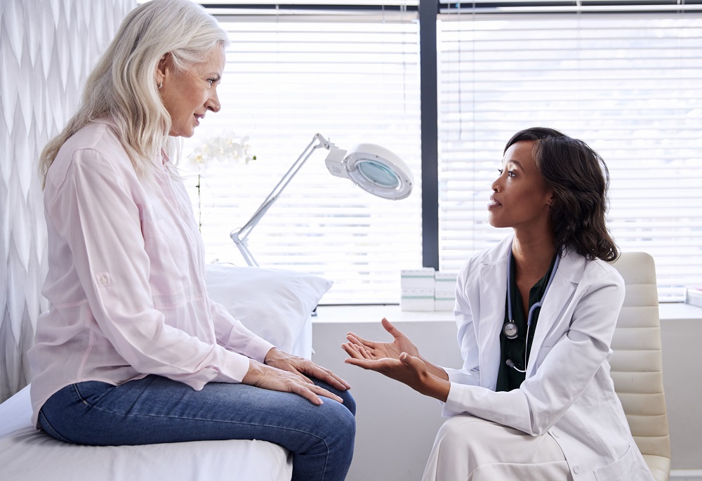 woman having an appointment with a doctor