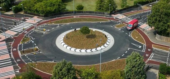 Roundabout from the air