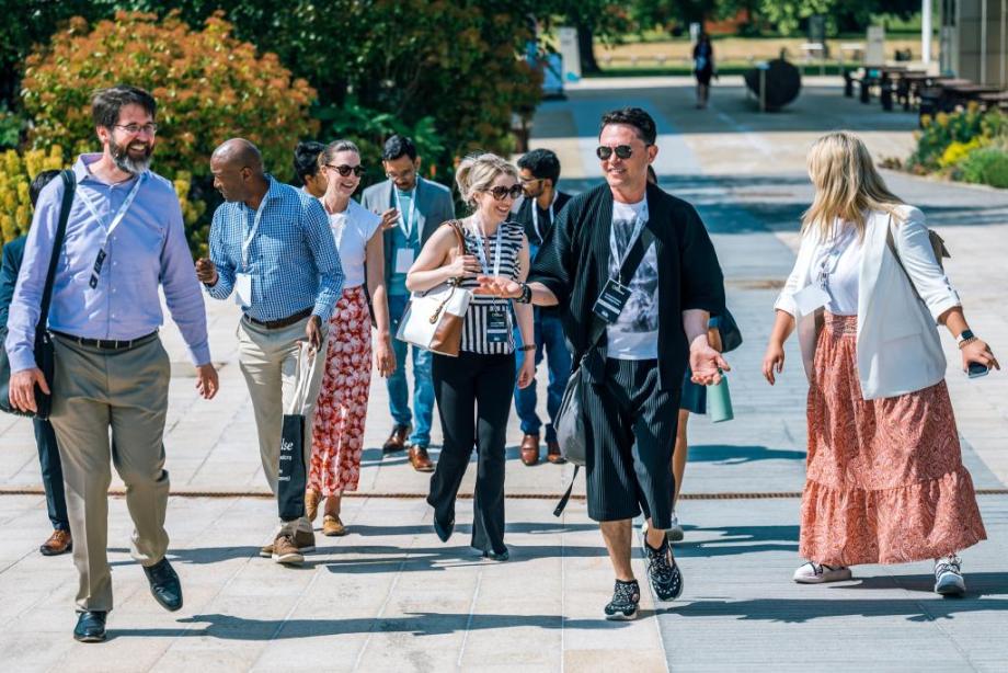 Visitors enjoying the Cambridge Wide Open event in 2023