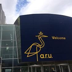 ARU sign on building