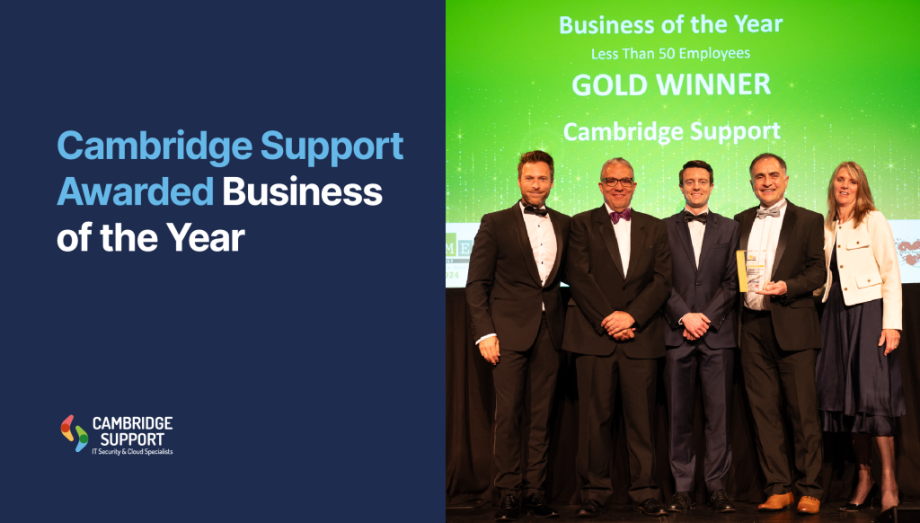 Cambridge Support gold awards