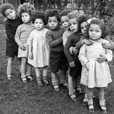 Children at Holnicote House childrens home in Somerset