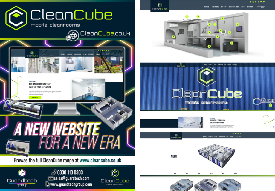 Guardtech launch new CleanCube website