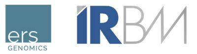 ERS Genomics and IRBM logo