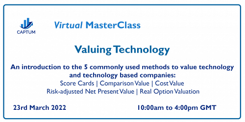 MasterClass: Valuing Technology