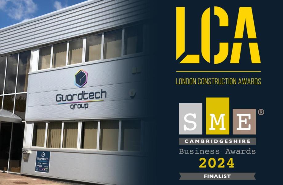 Guardtech awards double nomination LCA SME Cambs