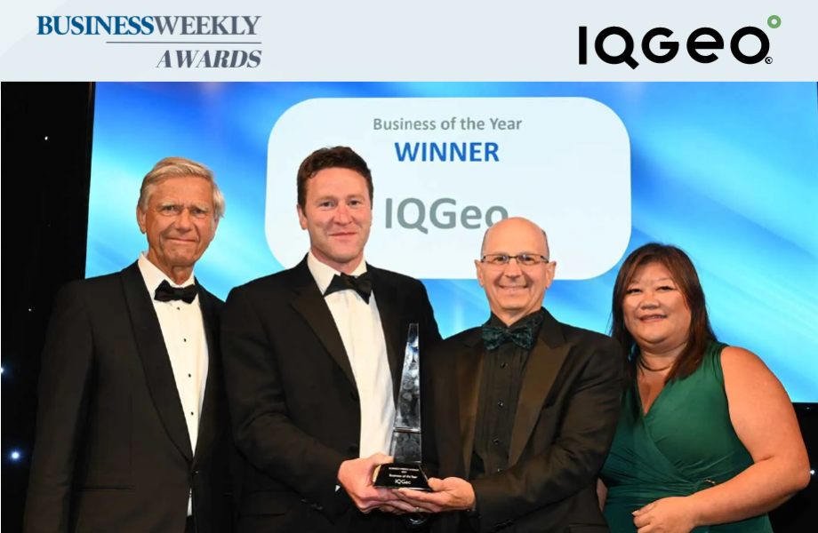 IQGeo Honoured with two Business Weekly awards