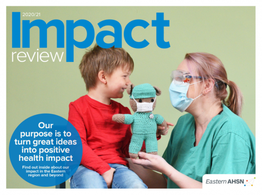 EAHSN Impact review cover