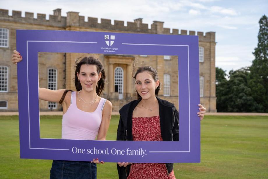 Students at Kimbolton celebrate A Level results