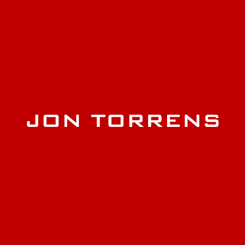 A red square with the text 'Jon Torrens' in white