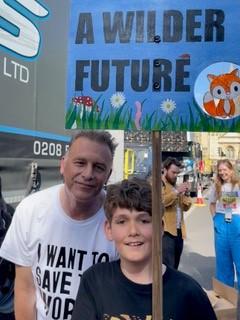 Henry with Chris Packham