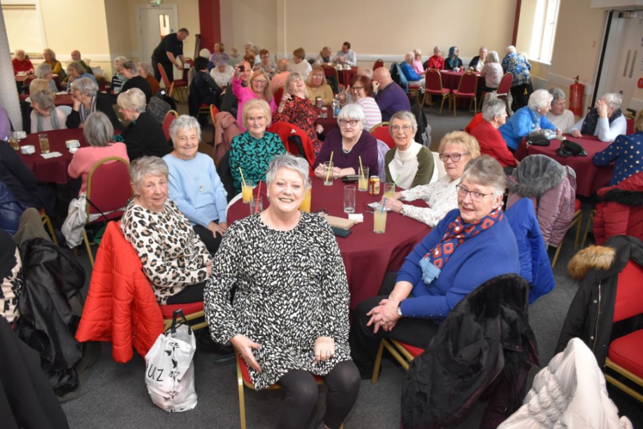 Charity Christmas dinner for elderly people in Glasgow 