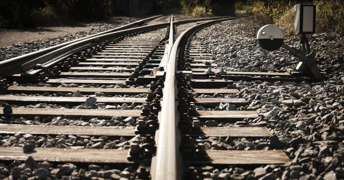 pivot-point on a railway track