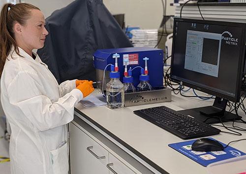 ZetaView Nanoparticle Tracking Analyser at Quadram Institute