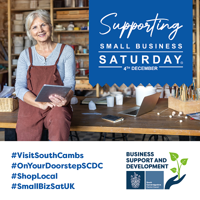 support small business saturday SSDC poster