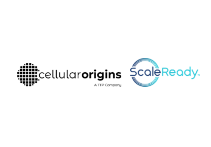 Cellular Origins’ and ScaleReady’s logos