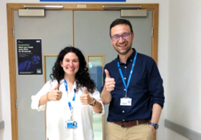 Consultant psychiatrist Dr Muzaffer Kaser is the co-Principal Investigator for the Cambridge site, pictured with research assistant Laura Alvarez-Sanchez. Muzaffer 