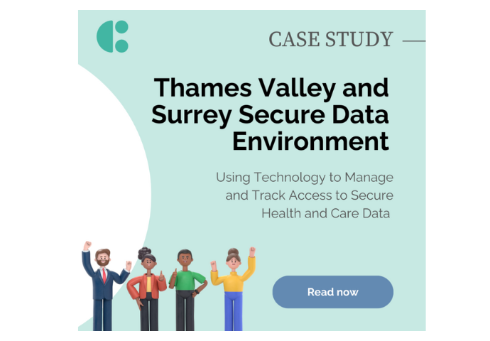 Image publicising a case study for Thames Valley and Surrey Secure Data Environment