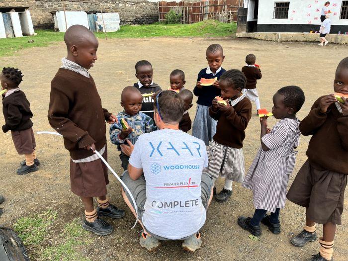 Simon Rumbles in Kenya