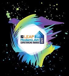 LEAP Modern Law Conveyancing Awards. logo