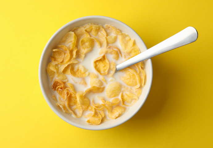 Bowl of cornflakes 