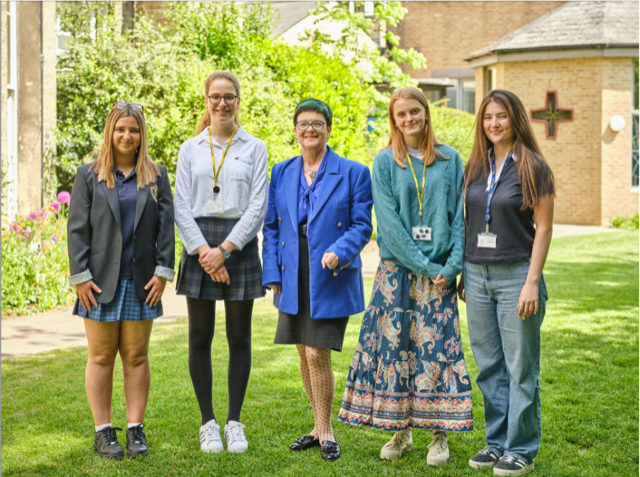 St Mary’s Alumna, Baroness Neville-Rolfe, Minister of State, returns to visit former school