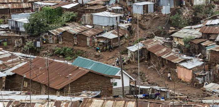   Kibera slum, Nairobi, Kenya  Credit: Ninara