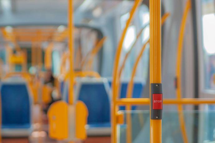 inside a bus