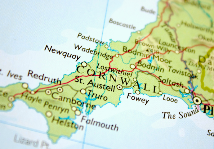 cornish map 