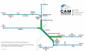 CAM Network map illustration