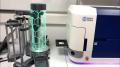 Cyto-Mine® Single Cell Analysis System (right) integrated with S-LAB™ automated plate handler (left)